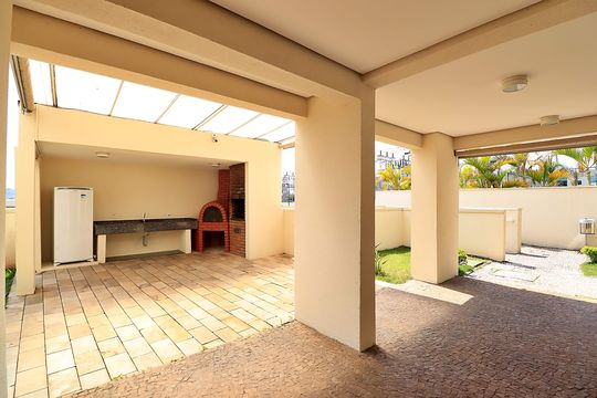 Área comum - Churrasqueira de apartamento para alugar com 3 quartos, 67m² em Vila Homero Thon, Santo André