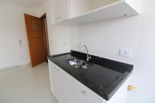 cozinha de apartamento para alugar com 2 quartos, 40m² em Vila Talarico, São Paulo
