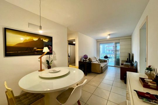 Sala de Jantar de apartamento à venda com 2 quartos, 82m² em Barra da Tijuca, Rio de Janeiro