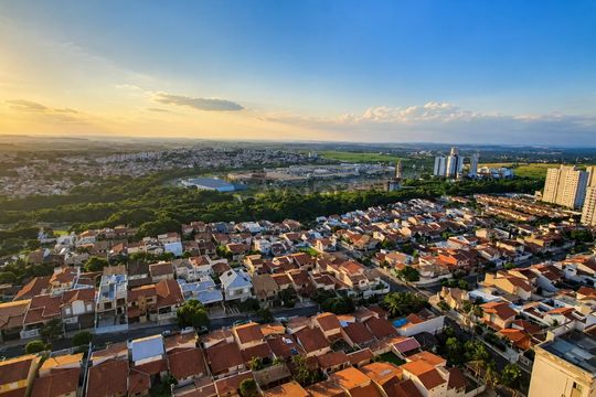 Vista de apartamento à venda com 3 quartos, 117m² em Mansões Santo Antônio, Campinas