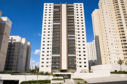 Fachada de apartamento à venda com 3 quartos, 117m² em Mansões Santo Antônio, Campinas