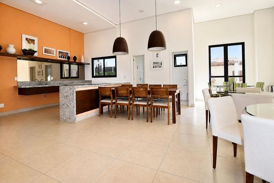 Área externa de apartamento à venda com 3 quartos, 117m² em Mansões Santo Antônio, Campinas