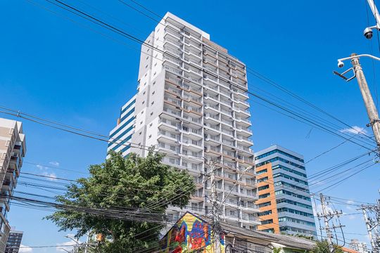 Fachada de apartamento para alugar com 1 quarto, 30m² em Pinheiros, São Paulo