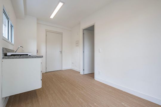Sala/Cozinha de apartamento para alugar com 1 quarto, 30m² em Pinheiros, São Paulo