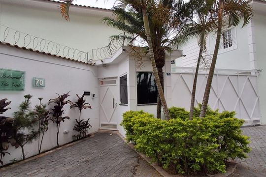 Fachada de casa de condomínio à venda com 2 quartos, 113m² em Jardim Bom Clima, Guarulhos