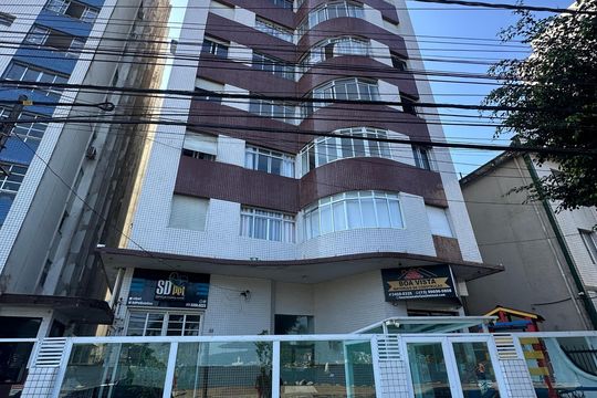 Fachada do Prédio de apartamento para alugar com 2 quartos, 55m² em Centro, São Vicente