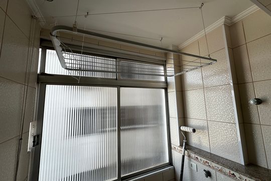 Área de Serviço de apartamento para alugar com 2 quartos, 55m² em Centro, São Vicente