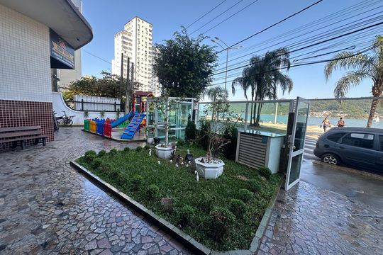 Área comum de apartamento para alugar com 2 quartos, 55m² em Centro, São Vicente
