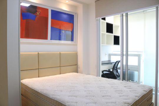 Quarto de apartamento para alugar com 1 quarto, 34m² em Barra Funda, São Paulo