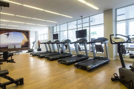 Área comum - Academia de apartamento para alugar com 1 quarto, 34m² em Barra Funda, São Paulo