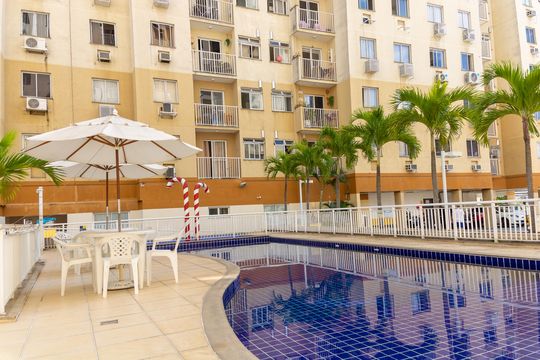 Área comum - Piscina de apartamento para alugar com 2 quartos, 50m² em Todos Os Santos, Rio de Janeiro