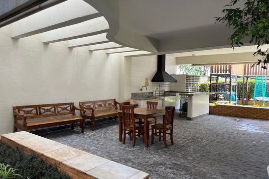 Área comum - Churrasqueira de apartamento à venda com 3 quartos, 177m² em Vila Anglo Brasileira, São Paulo