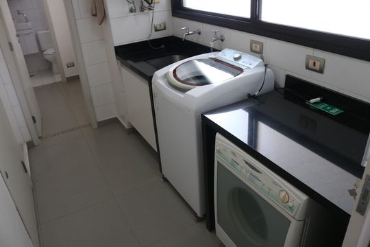 Área de Serviço de apartamento à venda com 3 quartos, 177m² em Vila Anglo Brasileira, São Paulo