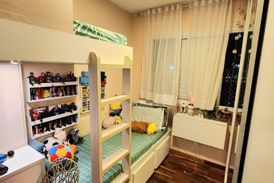 Quarto de apartamento para alugar com 2 quartos, 78m² em Vila Andrade, São Paulo