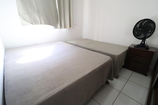 Quarto 1 de apartamento para alugar com 2 quartos, 44m² em Gávea, Uberlândia
