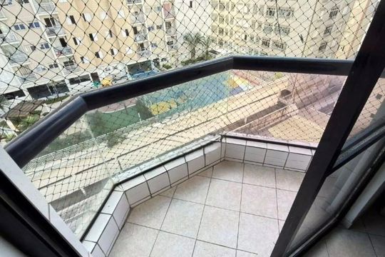 Varanda de apartamento para alugar com 1 quarto, 56m² em Vila Assuncao, Praia Grande