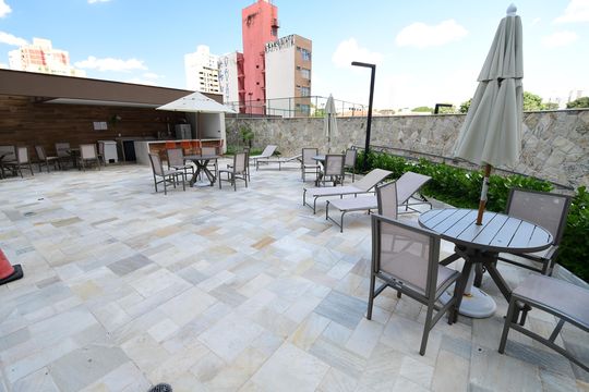 Área comum de apartamento para alugar com 1 quarto, 46m² em Centro, Campinas