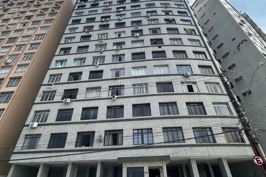 Fachada do Prédio de apartamento para alugar com 1 quarto, 36m² em Morro dos Barbosas, São Vicente