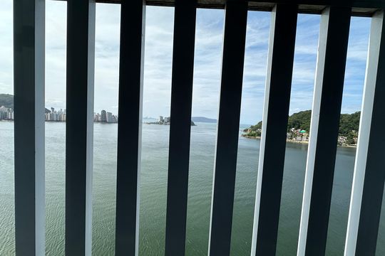 Vista de apartamento para alugar com 1 quarto, 36m² em Morro dos Barbosas, São Vicente