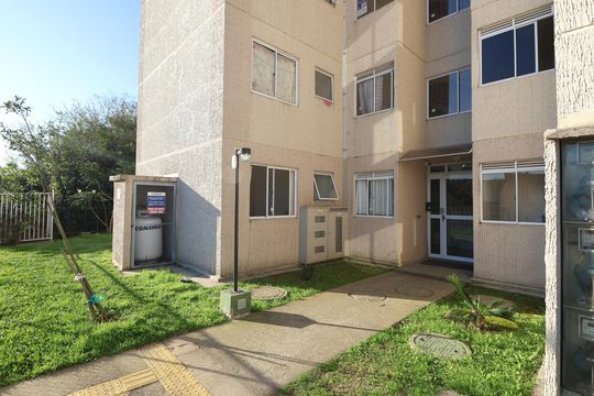 Fachada do bloco de apartamento para alugar com 2 quartos, 51m² em Marechal Rondon, Canoas