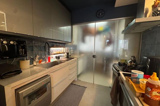cozinha de apartamento à venda com 2 quartos, 83m² em Buritis, Belo Horizonte