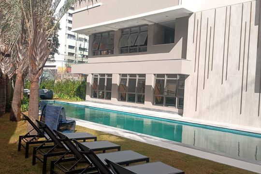 Área comum - Piscina de apartamento à venda com 1 quarto, 26m² em Butantã, São Paulo