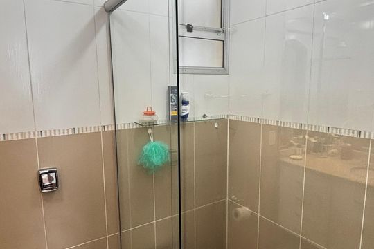 Banheiro da Suíte de apartamento à venda com 3 quartos, 235m² em Campestre, Santo André
