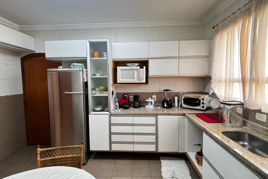 Cozinha de apartamento à venda com 3 quartos, 235m² em Campestre, Santo André