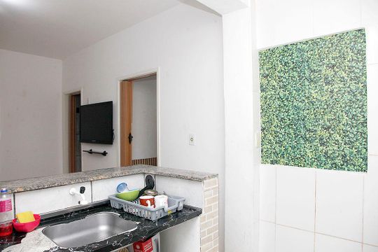 Cozinha + Área de Serviço de apartamento para alugar com 1 quarto, 38m² em Menino Deus, Porto Alegre