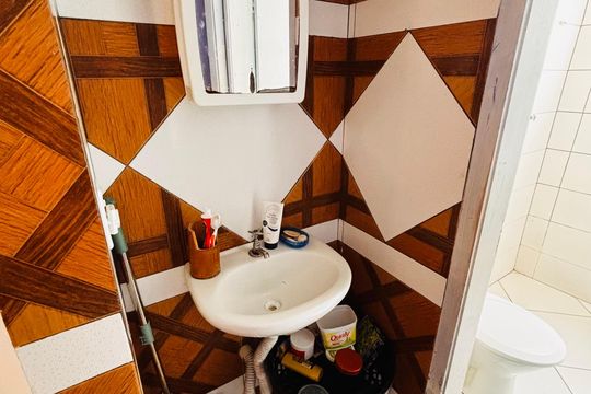 Banheiro de apartamento à venda com 2 quartos, 55m² em Novo Osasco, Osasco