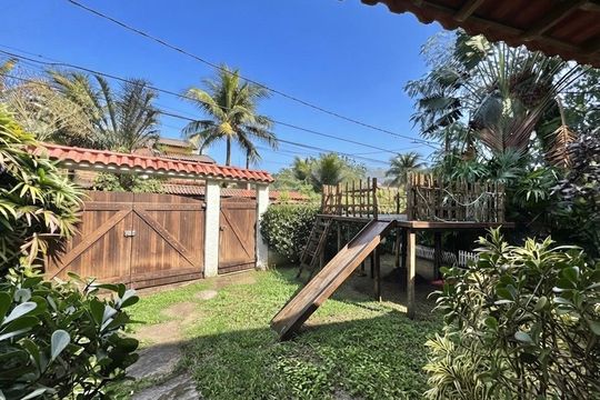 Área externa de casa de condomínio à venda com 3 quartos, 124m² em Vargem Grande, Rio de Janeiro