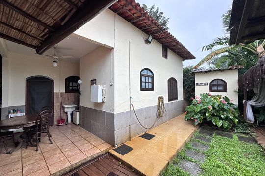 Área externa de casa de condomínio à venda com 3 quartos, 124m² em Vargem Grande, Rio de Janeiro