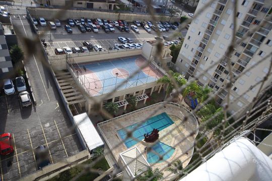 Varanda da Sala  de apartamento para alugar com 2 quartos, 55m² em Jardim Iraja, São Bernardo do Campo
