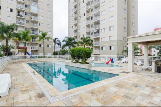 Área comum - Piscina de apartamento para alugar com 2 quartos, 55m² em Jardim Iraja, São Bernardo do Campo