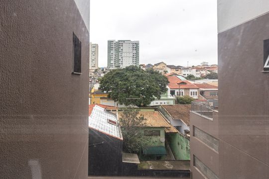 Vista da Cozinha e área de serviço de apartamento à venda com 2 quartos, 42m² em Vila Rosalia, Guarulhos