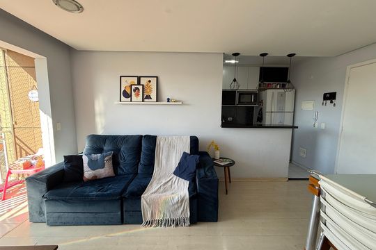 Sala de apartamento à venda com 2 quartos, 56m² em Parque Novo Mundo, São Paulo