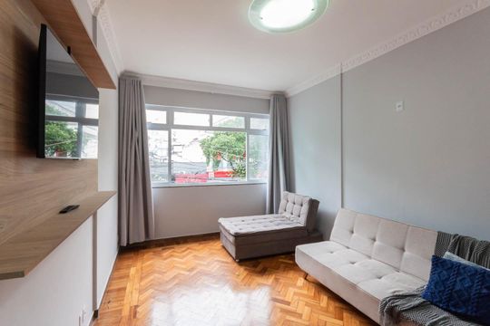 Sala de apartamento à venda com 3 quartos, 78m² em Tijuca, Rio de Janeiro