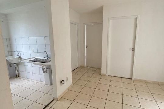 Cozinha de apartamento para alugar com 2 quartos, 48m² em Nacional, Contagem