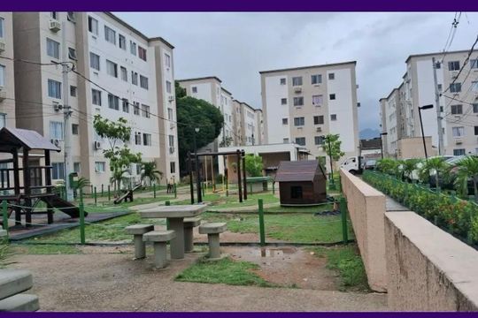 Área externa de apartamento à venda com 2 quartos, 45m² em Gardênia Azul, Rio de Janeiro