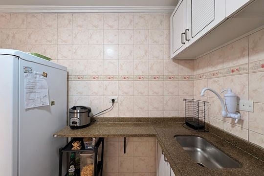 Cozinha de apartamento para alugar com 2 quartos, 52m² em Vila Camilópolis, Santo André