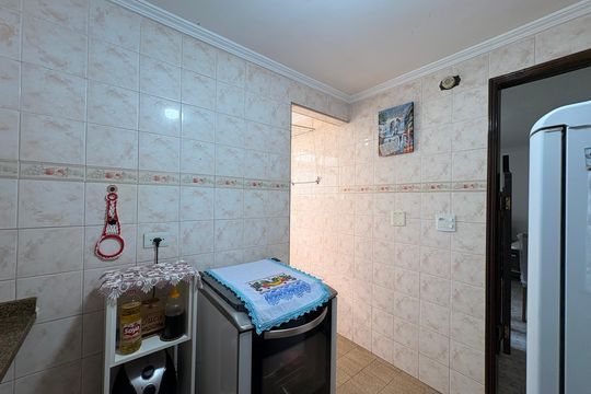 Cozinha de apartamento para alugar com 2 quartos, 52m² em Vila Camilópolis, Santo André