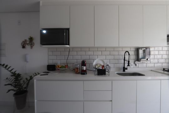 Cozinha de apartamento à venda com 2 quartos, 47m² em Vila Ema, São Paulo