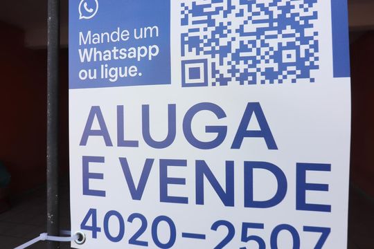 Placa  de casa para alugar com 2 quartos, 60m² em Alvarenga, São Bernardo do Campo
