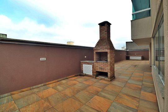 Área comum - Churrasqueira de apartamento à venda com 1 quarto, 39m² em Bangú, Santo André