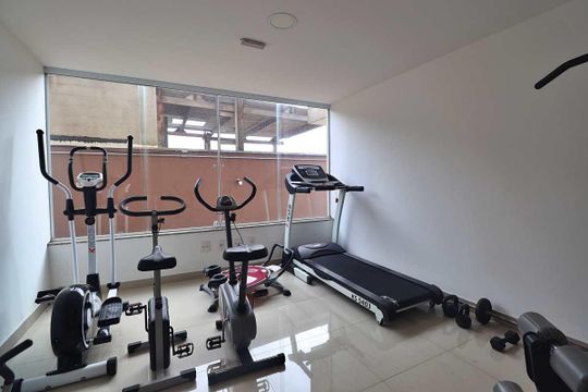 Área comum - Academia de apartamento à venda com 1 quarto, 39m² em Bangú, Santo André
