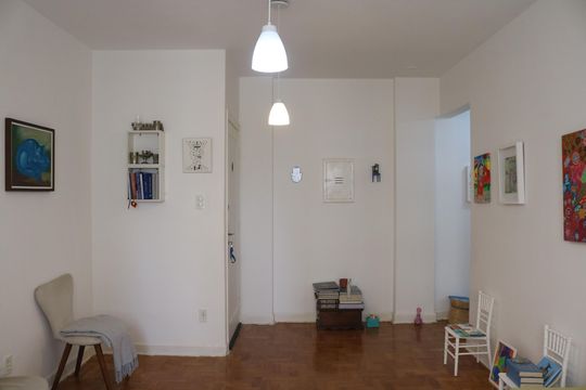 Sala de apartamento para alugar com 1 quarto, 82m² em Santa Cecilia, São Paulo