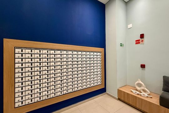 Hall Social Bloco  de kitnet/studio à venda com 1 quarto, 29m² em Vila Clementino, São Paulo