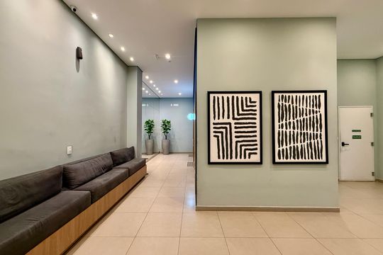 Hall Social Bloco  de kitnet/studio à venda com 1 quarto, 29m² em Vila Clementino, São Paulo