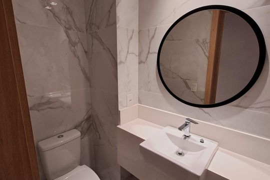 Banheiro de apartamento à venda com 3 quartos, 124m² em Moinhos de Vento, Porto Alegre