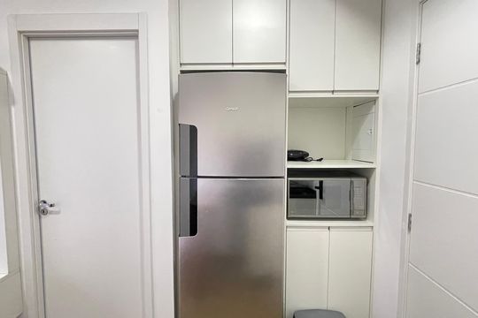 Cozinha  de apartamento para alugar com 1 quarto, 26m² em Butantã, São Paulo